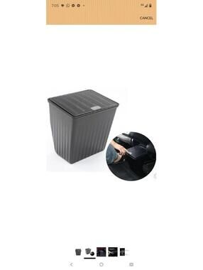 Large Capacity Storage Box trash Can Case Accessories (Rea [COPY]